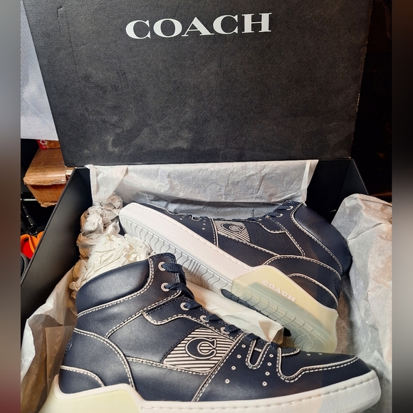 Coach 1941 Navy Citysole High Top - Picture 6 of 9